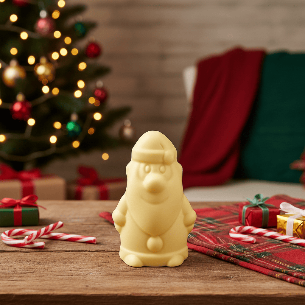 White chocolate Santa Claus 150g 5407008471163 The Belgian Chocolate Makers