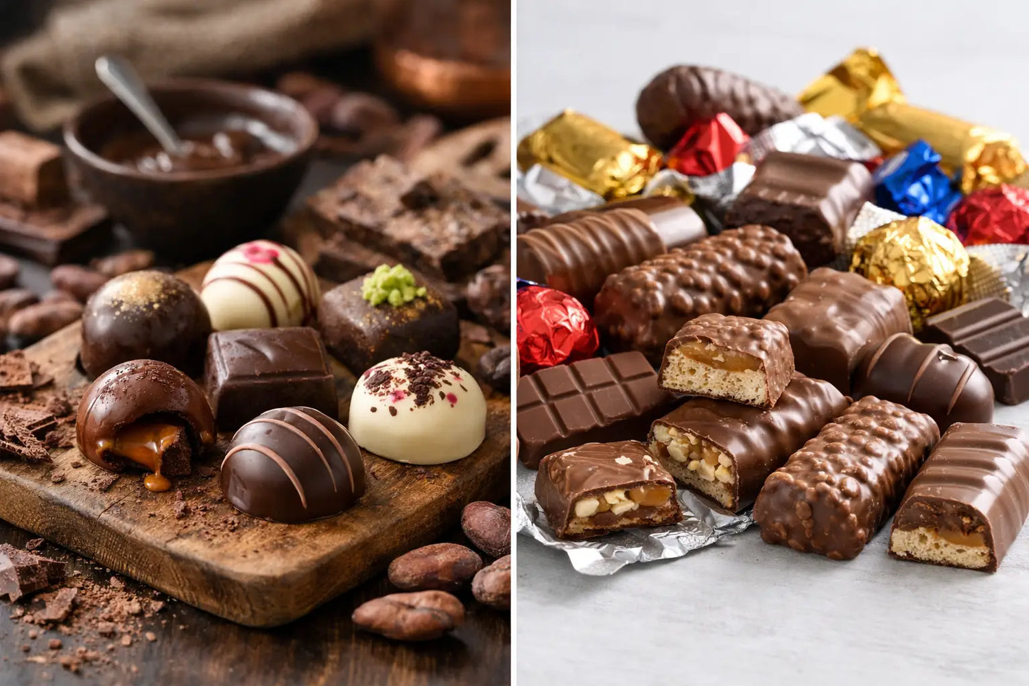 Handmade Chocolates Versus Supermarket Brands