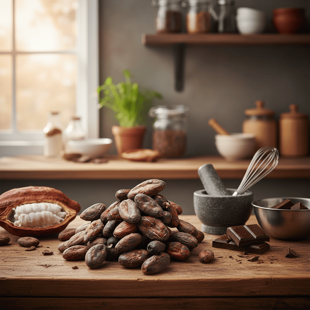 From bean to bar: fresh cacao beans for chocolate makers