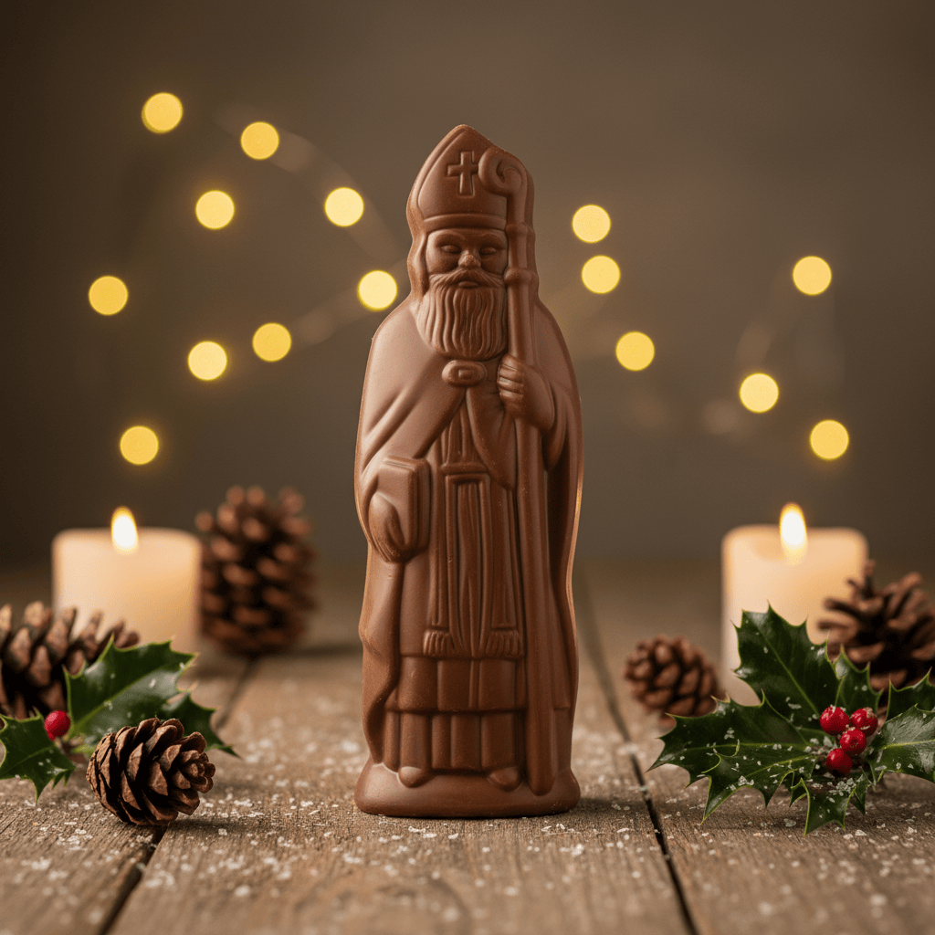 Milk chocolate Saint Nicholas caraques: Belgian treats