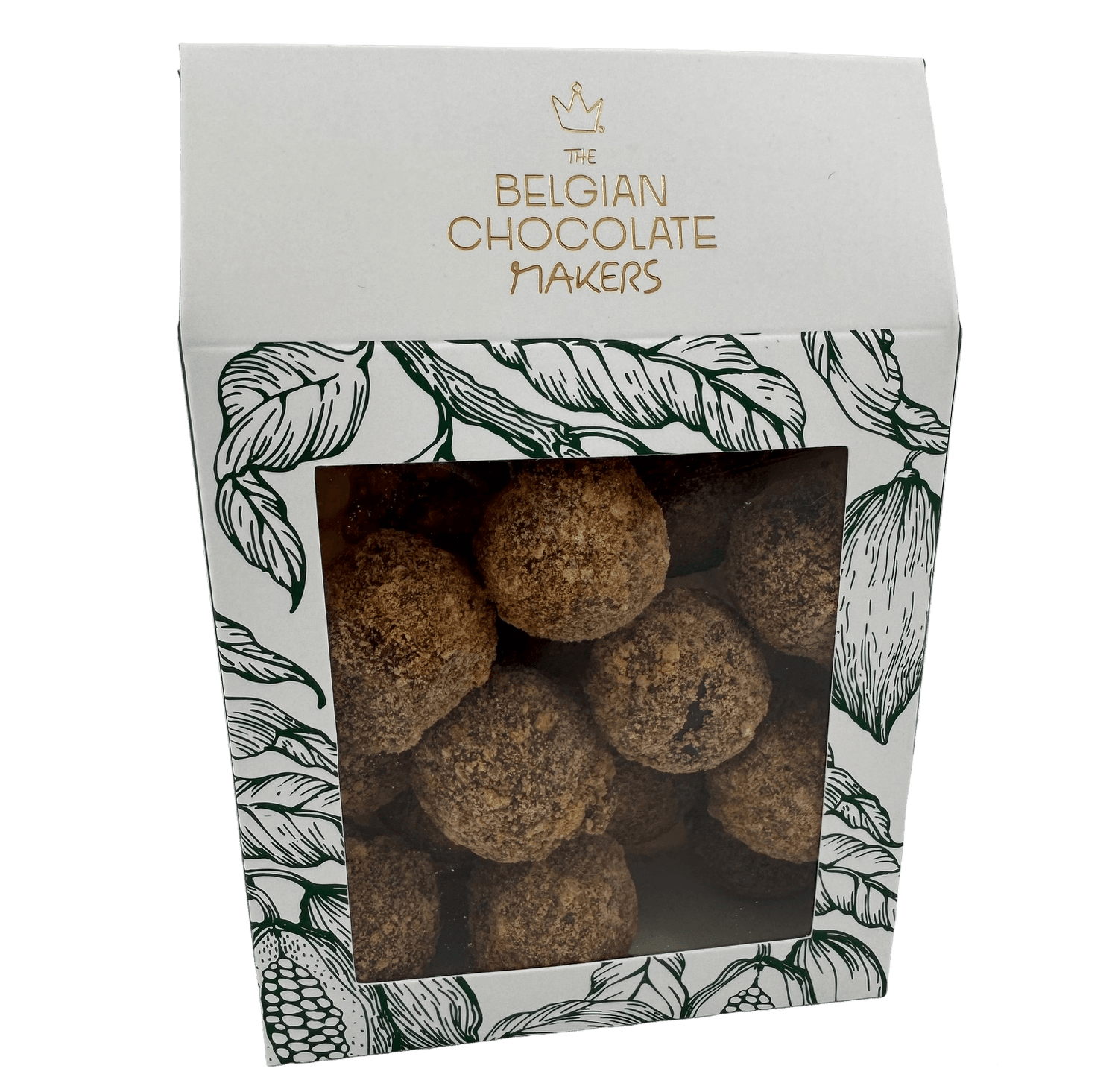 Pouch of Belgian truffles with speculoos coating 160g