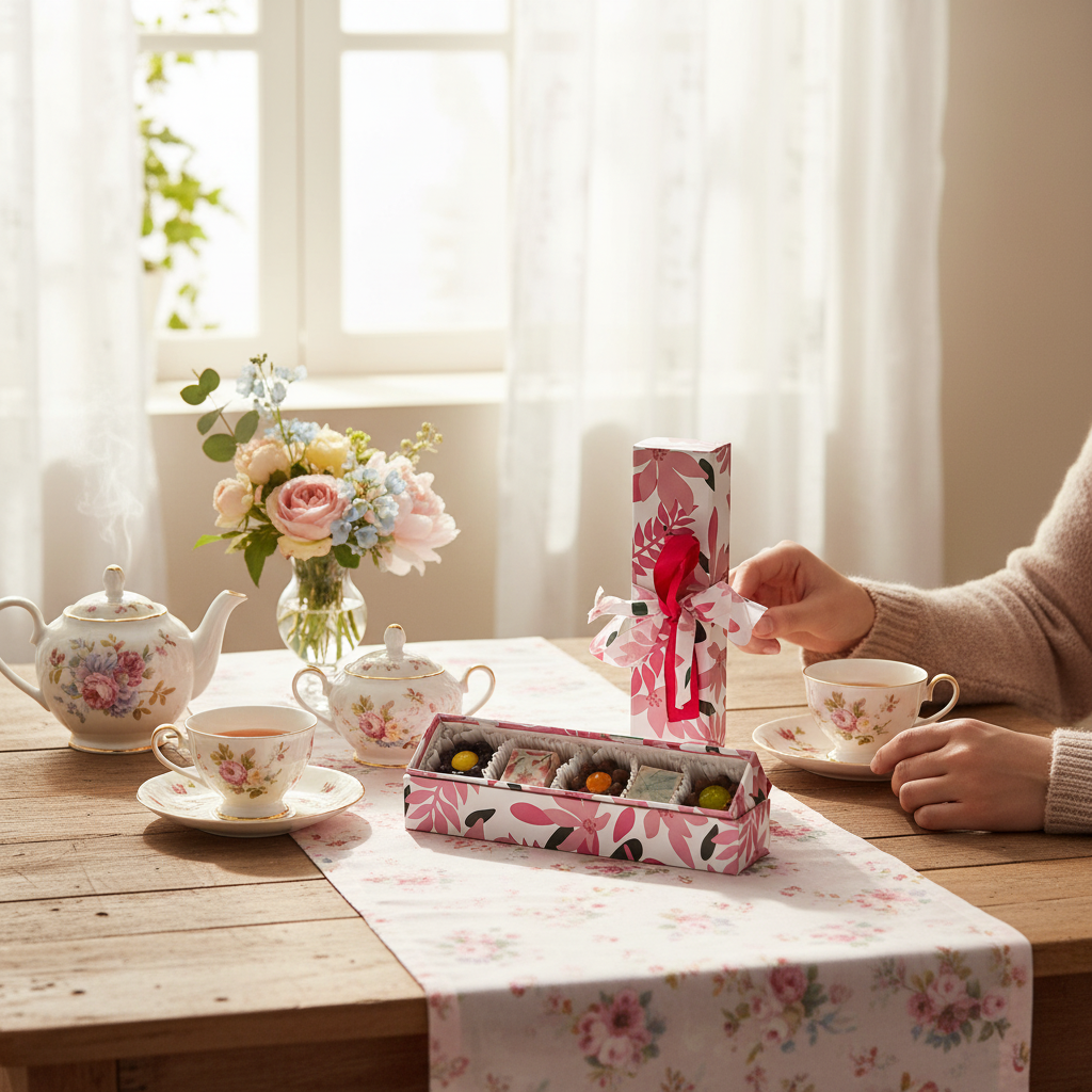 Frühling Schachtel mit 5 Pralinen 75g