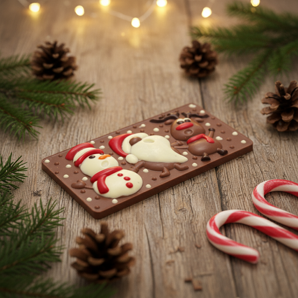 Vollmilchschokolade Weihnachtsfreunde Tafel 100g