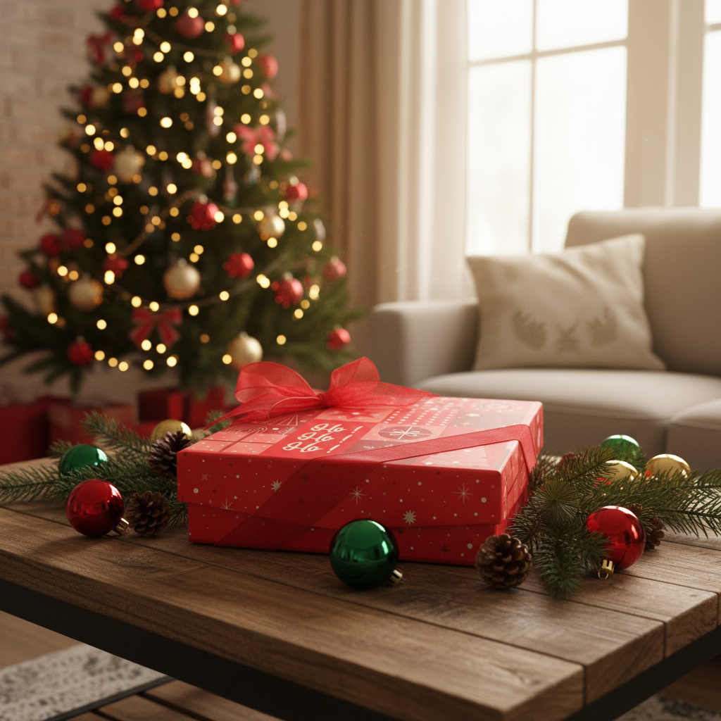 Weihnachten 9 Pralinen Schachtel ho-ho-ho 135g