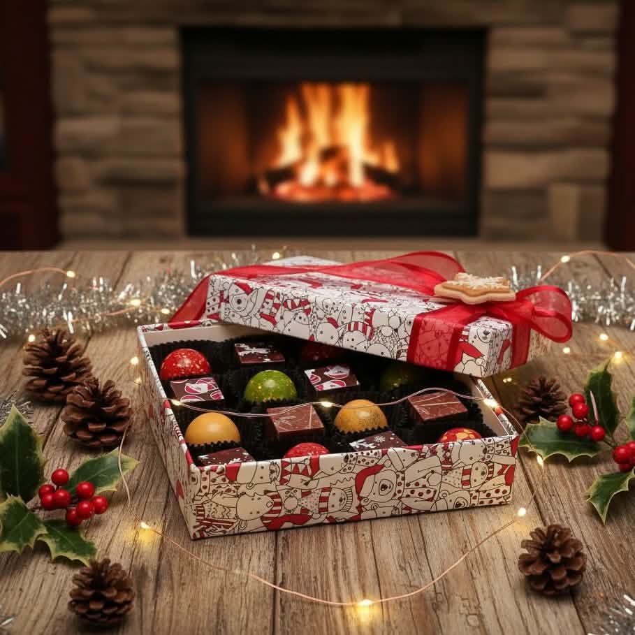 Christmas box 16 pralines 240g