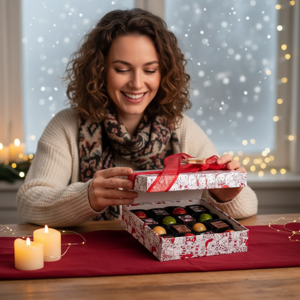 Christmas box 16 pralines 240g