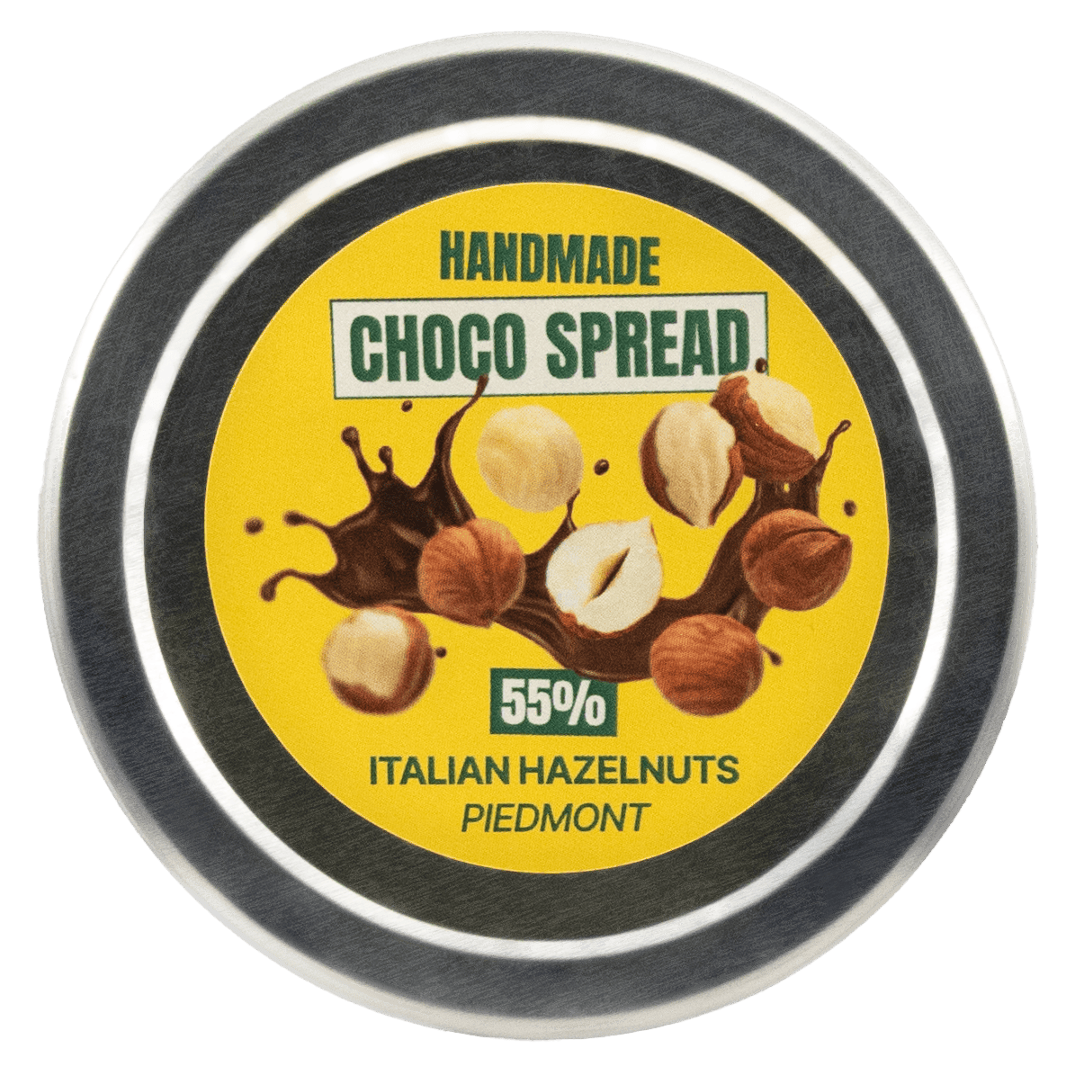 55% Italian Piedmont hazelnut chocolate spread 250g 5407008475093 The Belgian Chocolate Makers