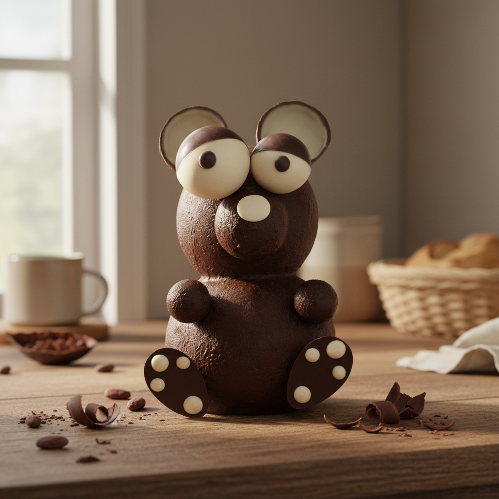 Dark chocolate winter bear 520g