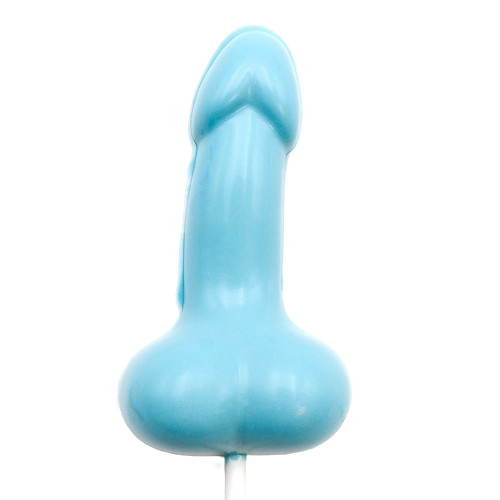 White chocolate playful light blue treat 30g