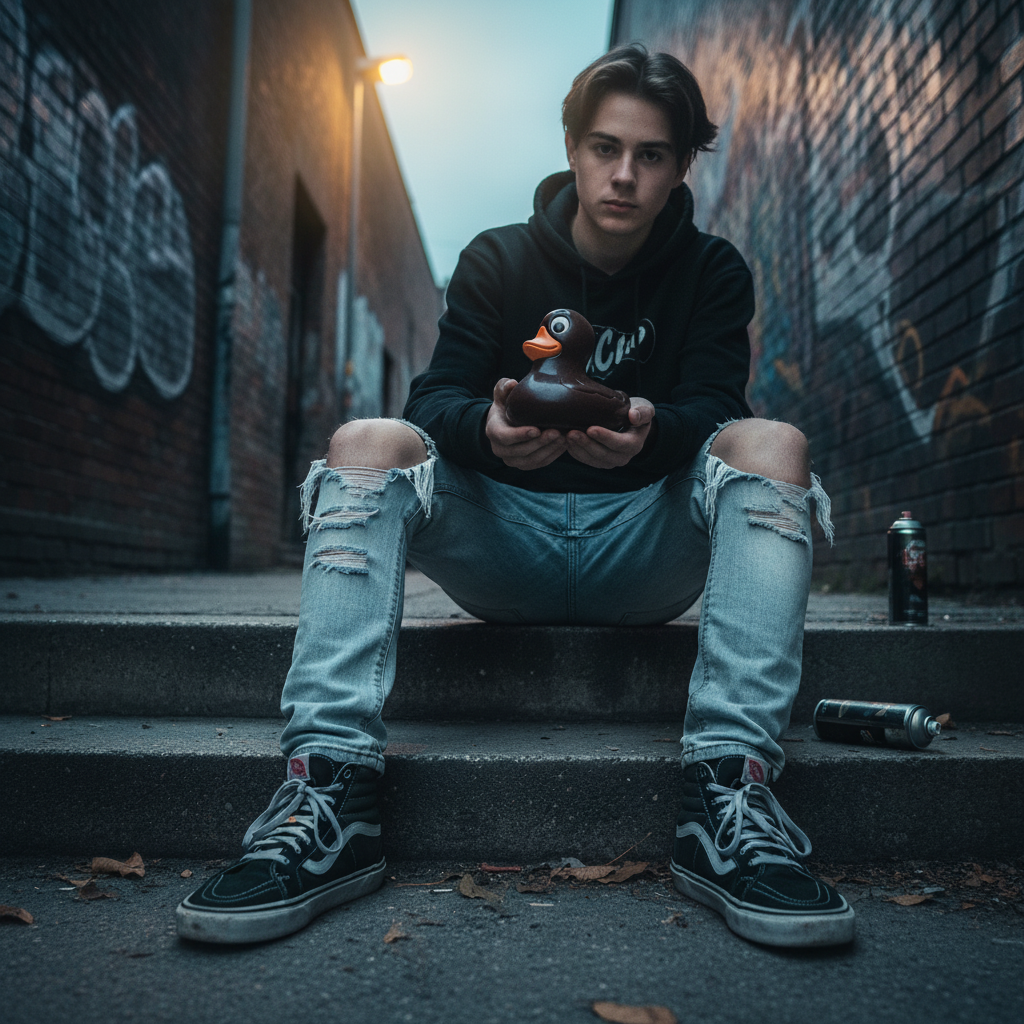 Pato XL (chocolate negro) 420 Grs