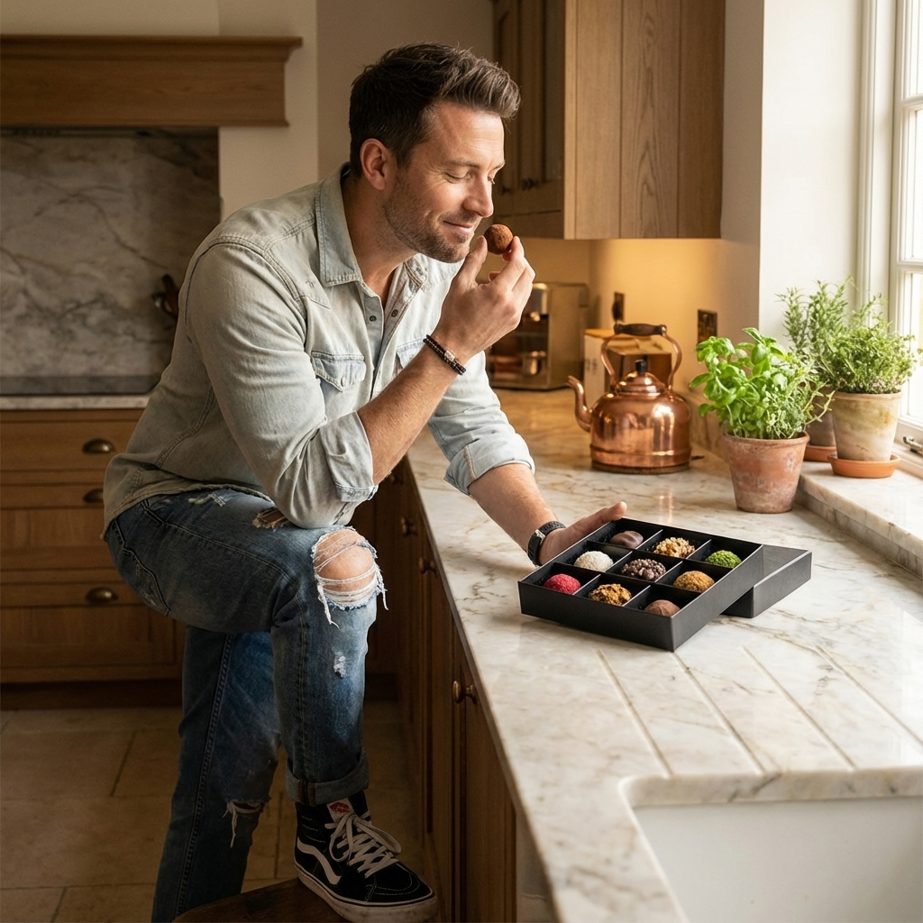 Scatola Prestige di 9 tartufi al cioccolato 135g