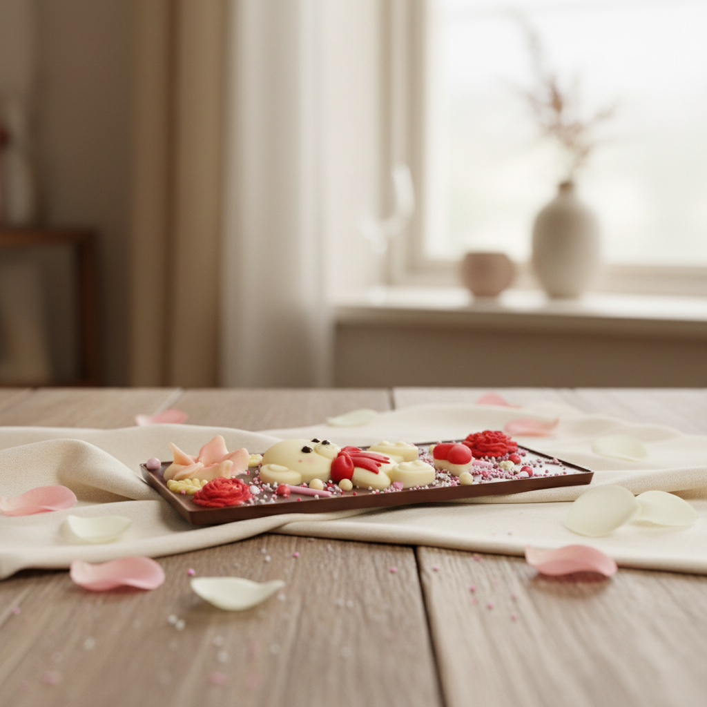 Zartbitterschokoladen-Liebesbär-Riegel 120g