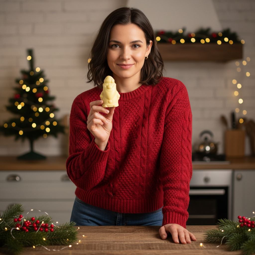 White chocolate Santa Claus 150g