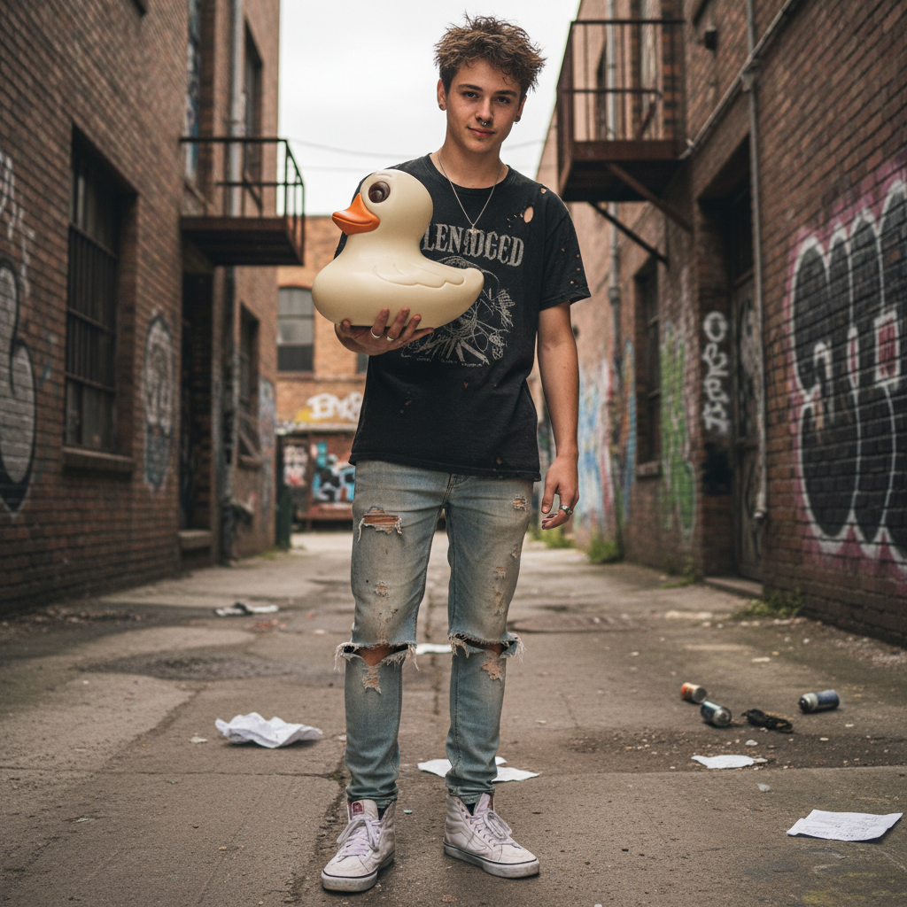 White chocolate duck 420g