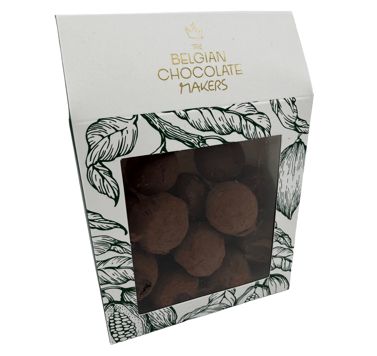 Pouch of Belgian truffles with cacao coating 160g