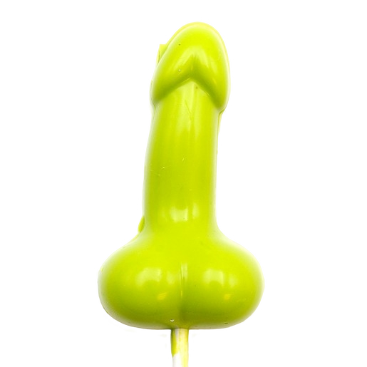 White chocolate playful light green treat 30g