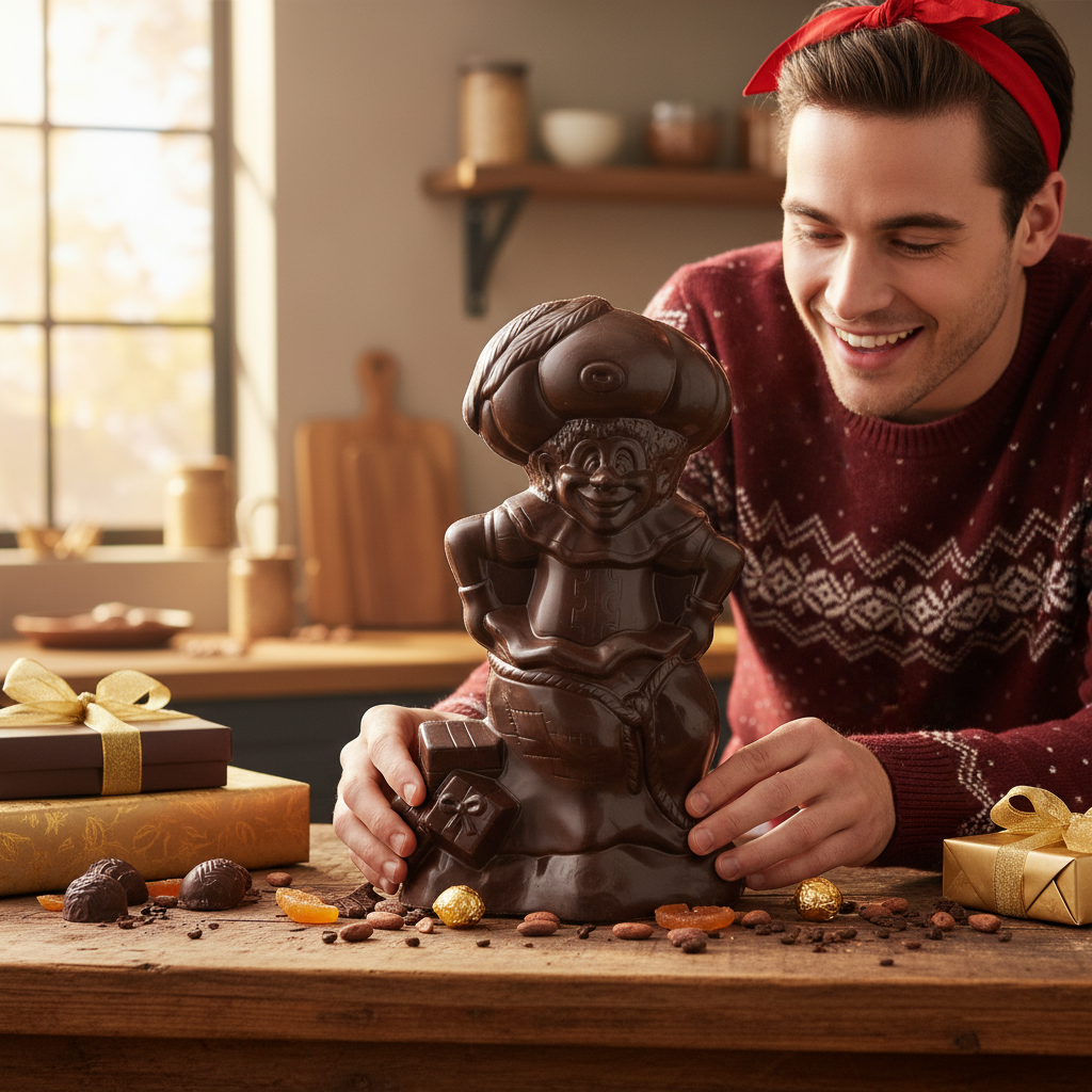 Zartbitterschokolade St. Nikolaus Begleiter 230g