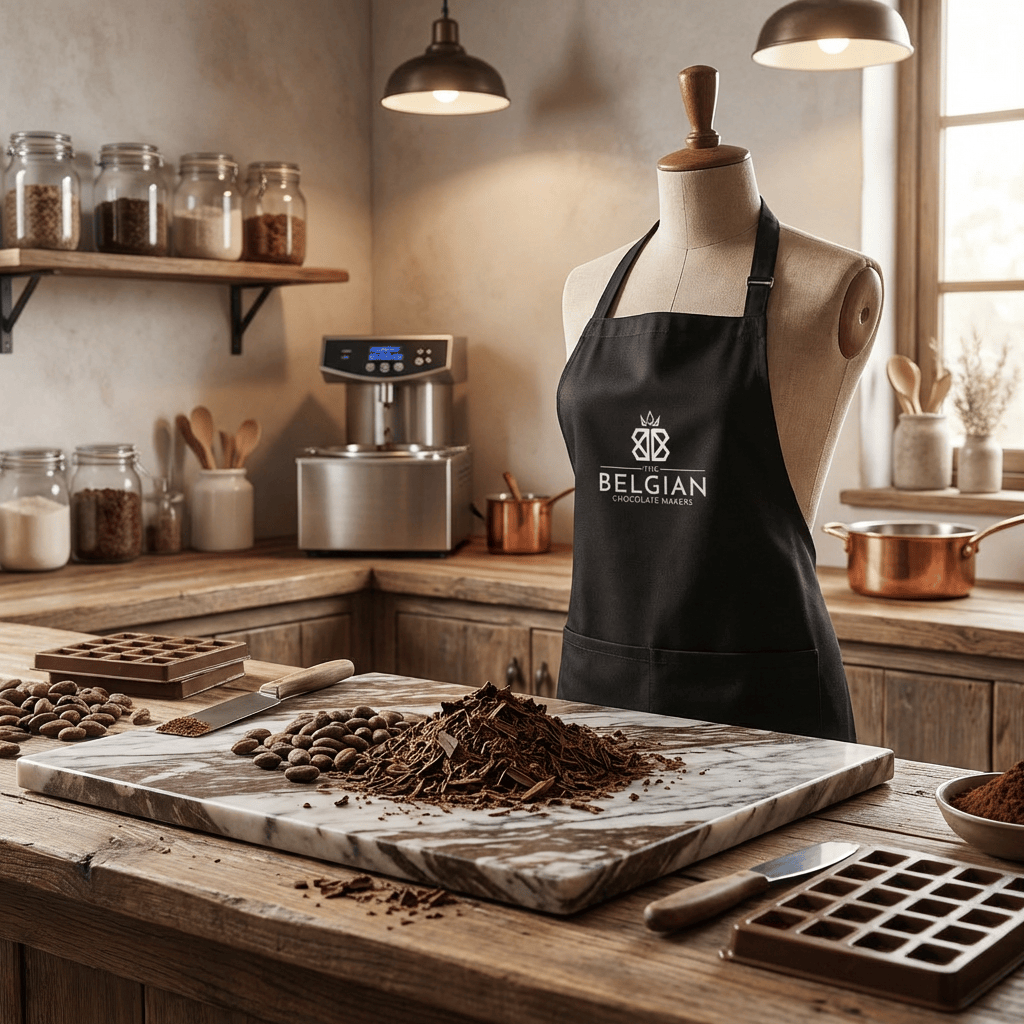 Apron (adult size) 5407008473907 The Belgian Chocolate Makers