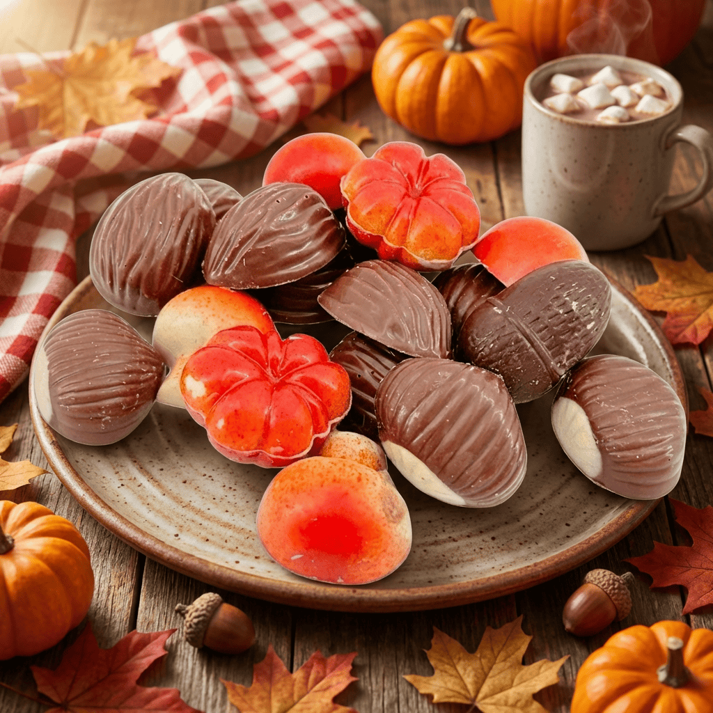 Autumn fruits in chocolate 5407008477653 The Belgian Chocolate Makers