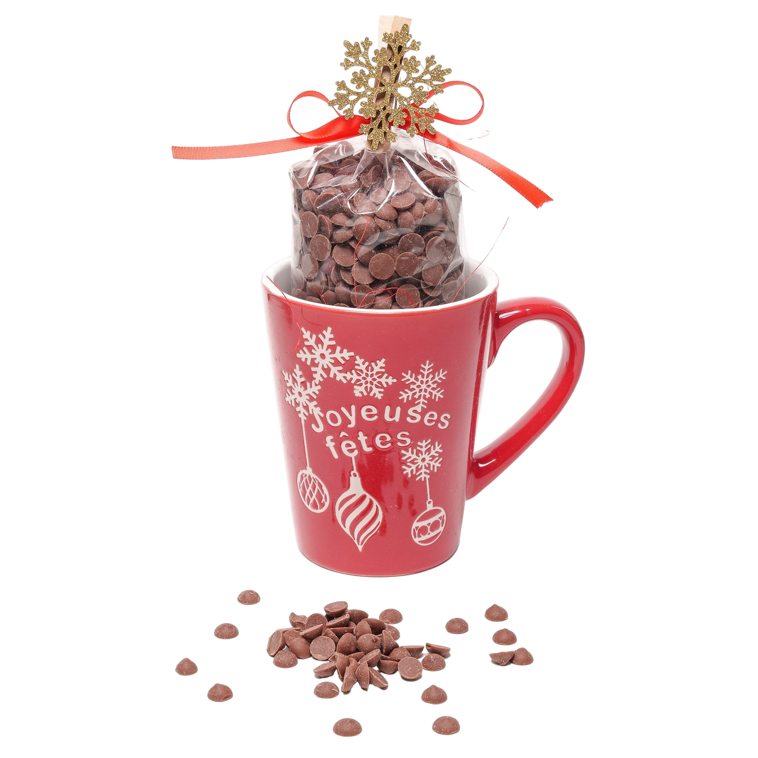Warme melkchocolade in kop (Joyeuses fetes) 200 Grs