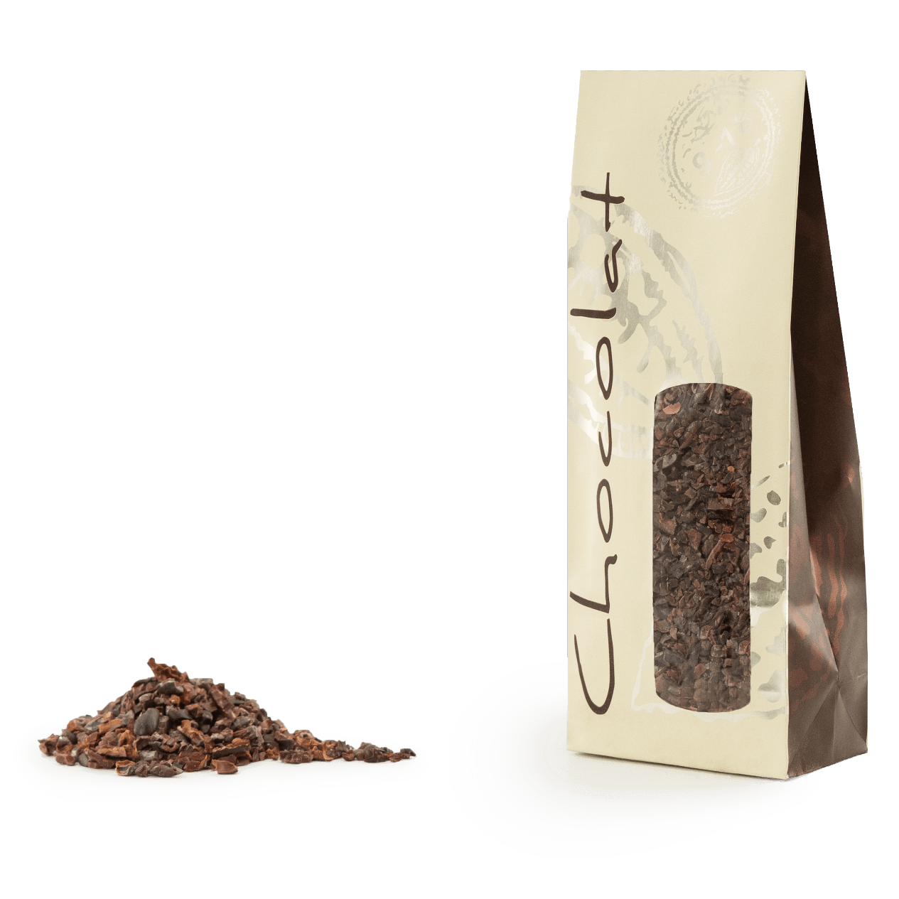 Bag of cacao nibs 400g 5407008479817 The Belgian Chocolate Makers