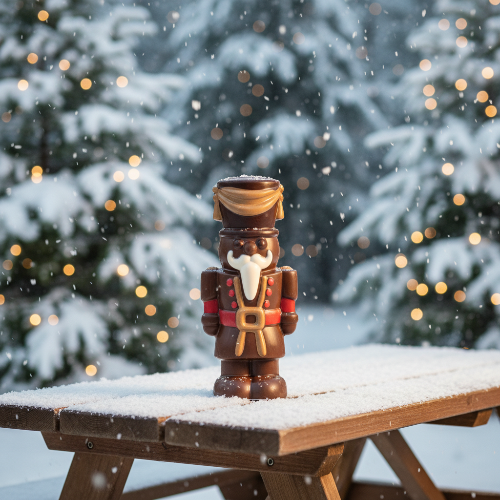 Milk chocolate Christmas nutcracker soldier 220g