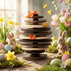 Butterfly Easter chocolate egg 300g 5407008470142 The Belgian Chocolate Makers