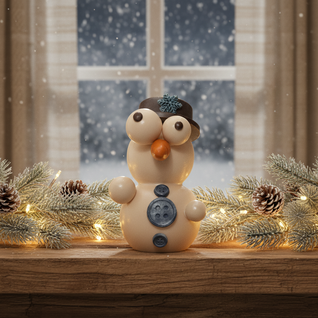 Pupazzo di neve 3D 650 Grs