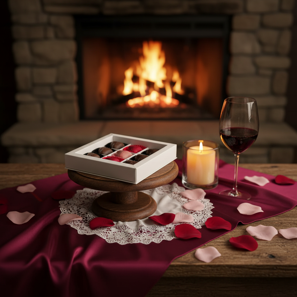 Scatola Love da 9 praline belghe 135g