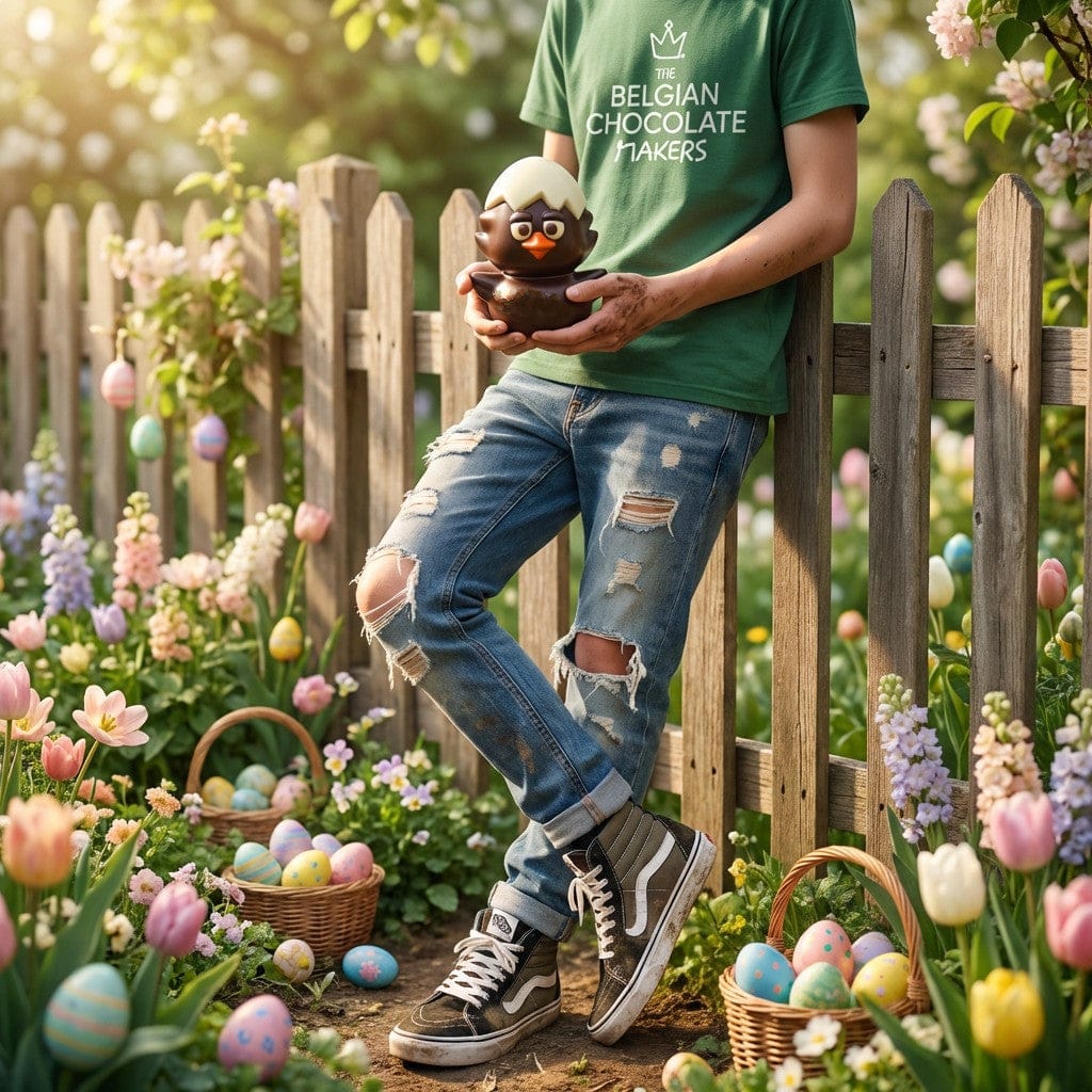 Calimero dark chocolate figurine 300g 5407008475246 The Belgian Chocolate Makers