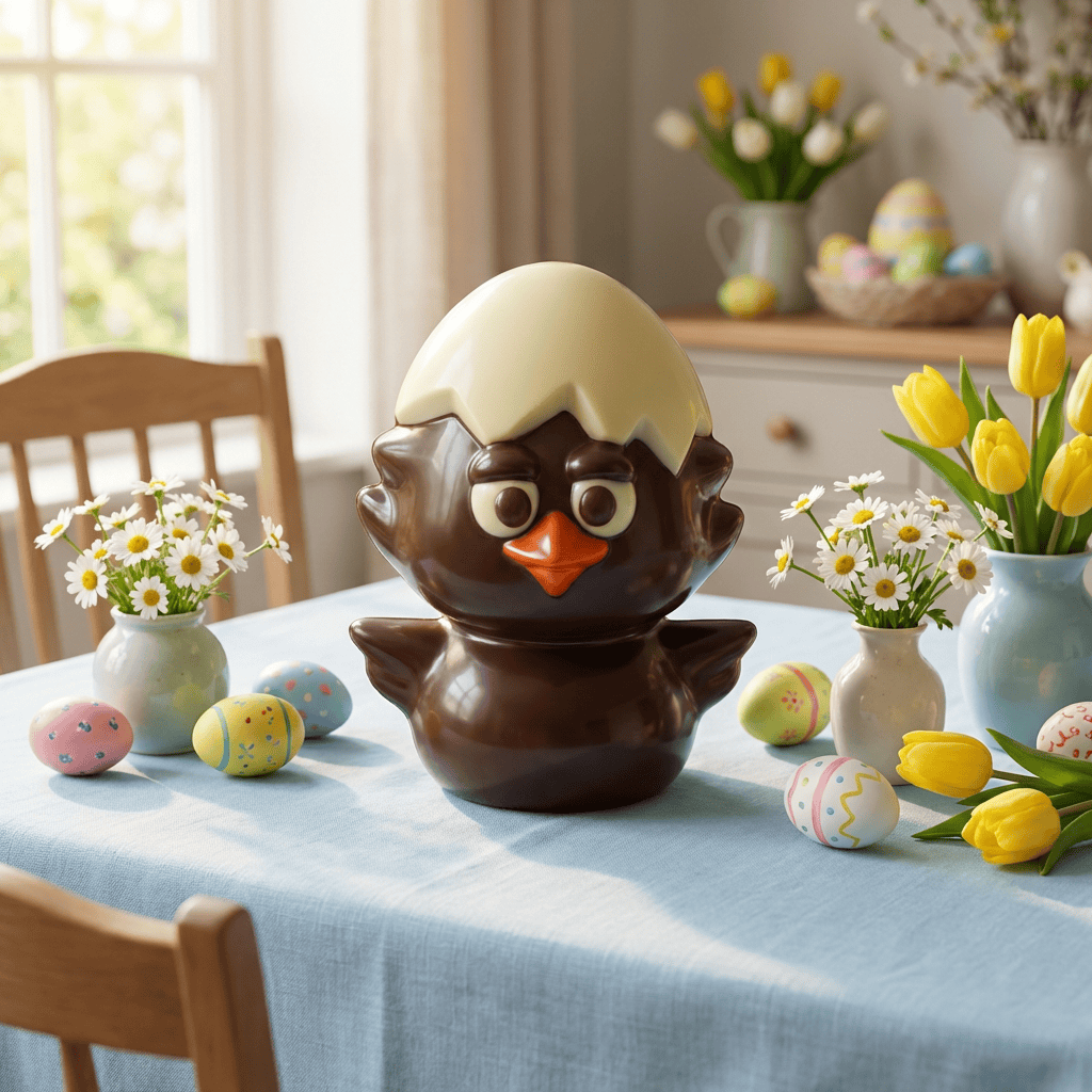 Calimero dark chocolate figurine 300g 5407008475246 The Belgian Chocolate Makers