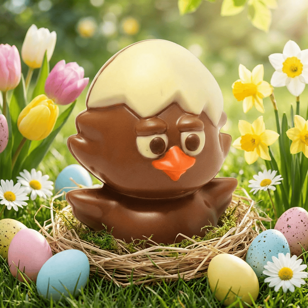 Calimero milk chocolate figurine 300g 5407008475253 The Belgian Chocolate Makers