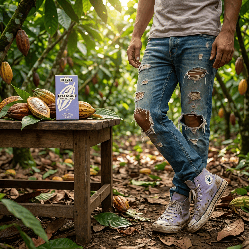 Chocolate bar Colombia Meta El Jardin 75% 5407008479329 The Belgian Chocolate Makers