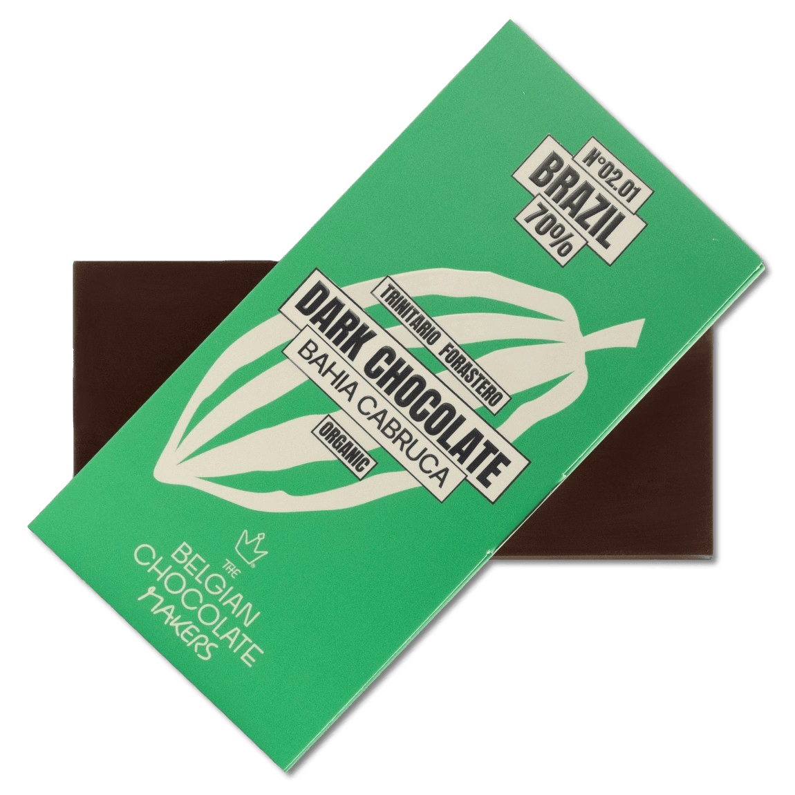 Chocolate bar origin Brazil Bahia Cabruca 70% 5407008479367 The Belgian Chocolate Makers