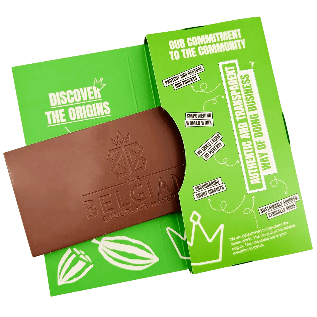 Chocolate bar origin Congo Ituri 44% 5407008477783 The Belgian Chocolate Makers