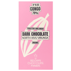 Chocolate bar origin Congo North-Kivu Virunga 70% 5407008470234 The Belgian Chocolate Makers