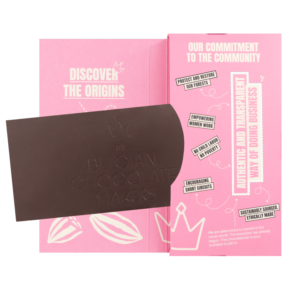 Chocolate bar origin Congo North-Kivu Virunga 70% 5407008470234 The Belgian Chocolate Makers