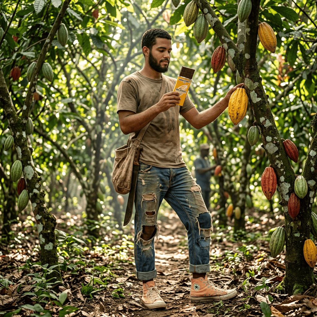 Chocolate bar origin Dominican Republic Hispaniola Bhonacao 45% 5407008470203 The Belgian Chocolate Makers