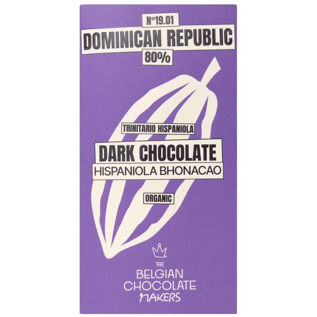 Chocolate bar origin Dominican Republic Hispaniola Bhonacao 80% 5407008470210 The Belgian Chocolate Makers