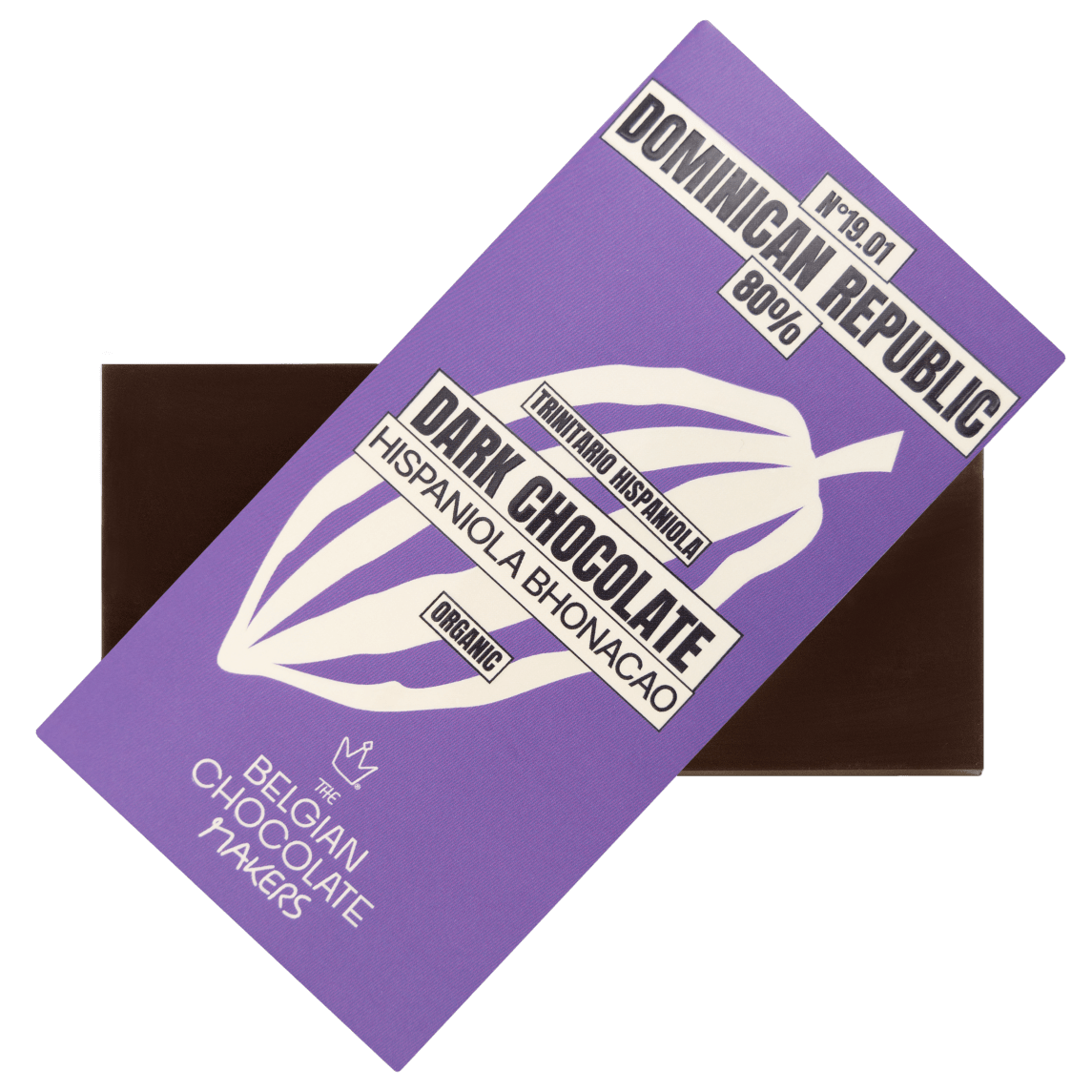 Chocolate bar origin Dominican Republic Hispaniola Bhonacao 80% 5407008470210 The Belgian Chocolate Makers