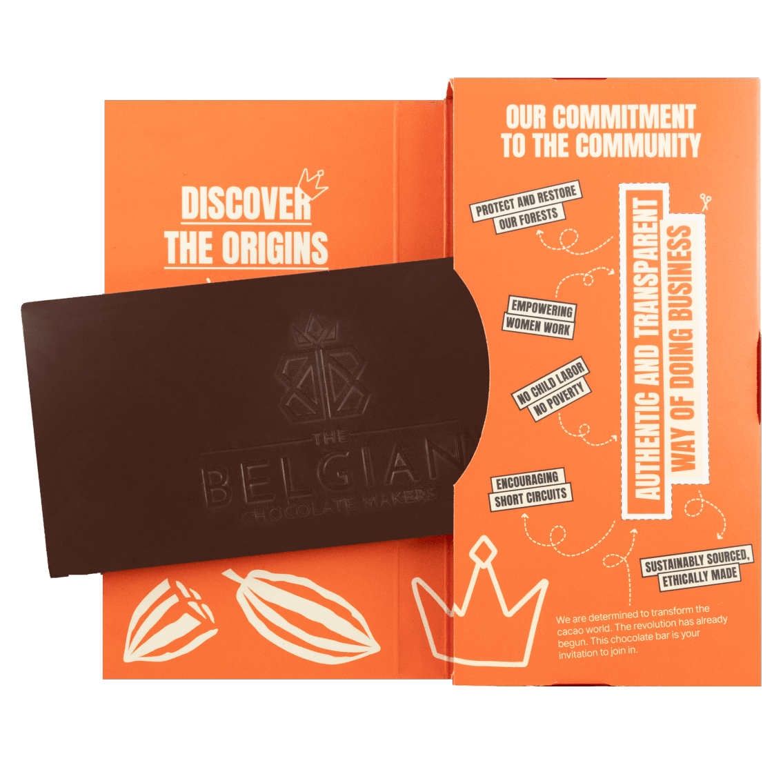 Chocolate bar origin Ecuador Finca Gartyh 70% 5407008478247 The Belgian Chocolate Makers