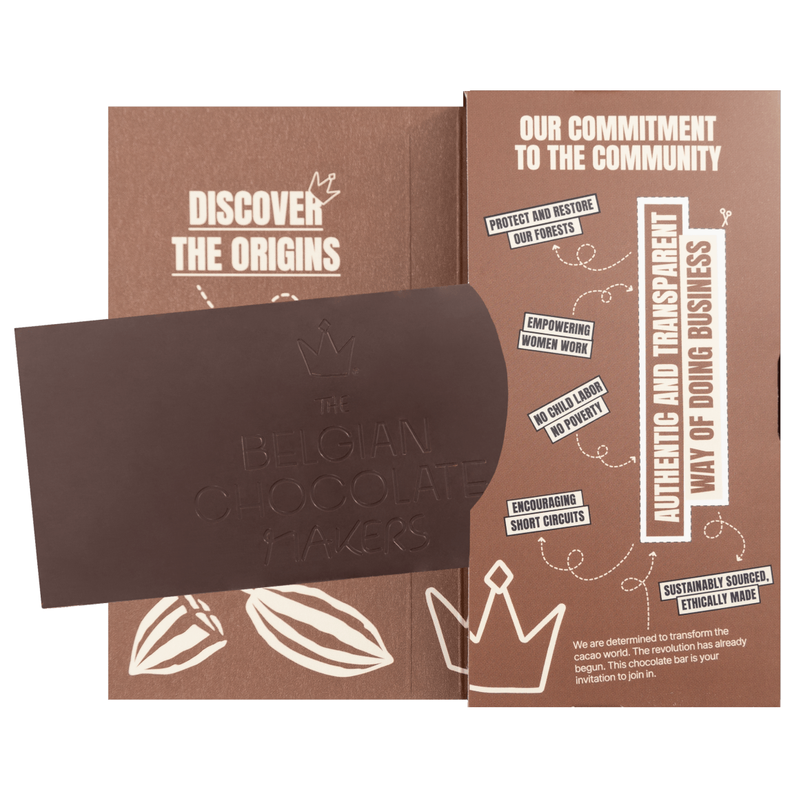 Chocolate bar origin Ecuador Los Rios Mocache Unocace 85% 5407008470227 The Belgian Chocolate Makers
