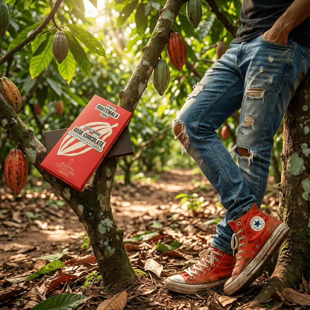 Chocolate bar origin Guatemala Finca Paso Cocodrilo 75% 5407008476168 The Belgian Chocolate Makers