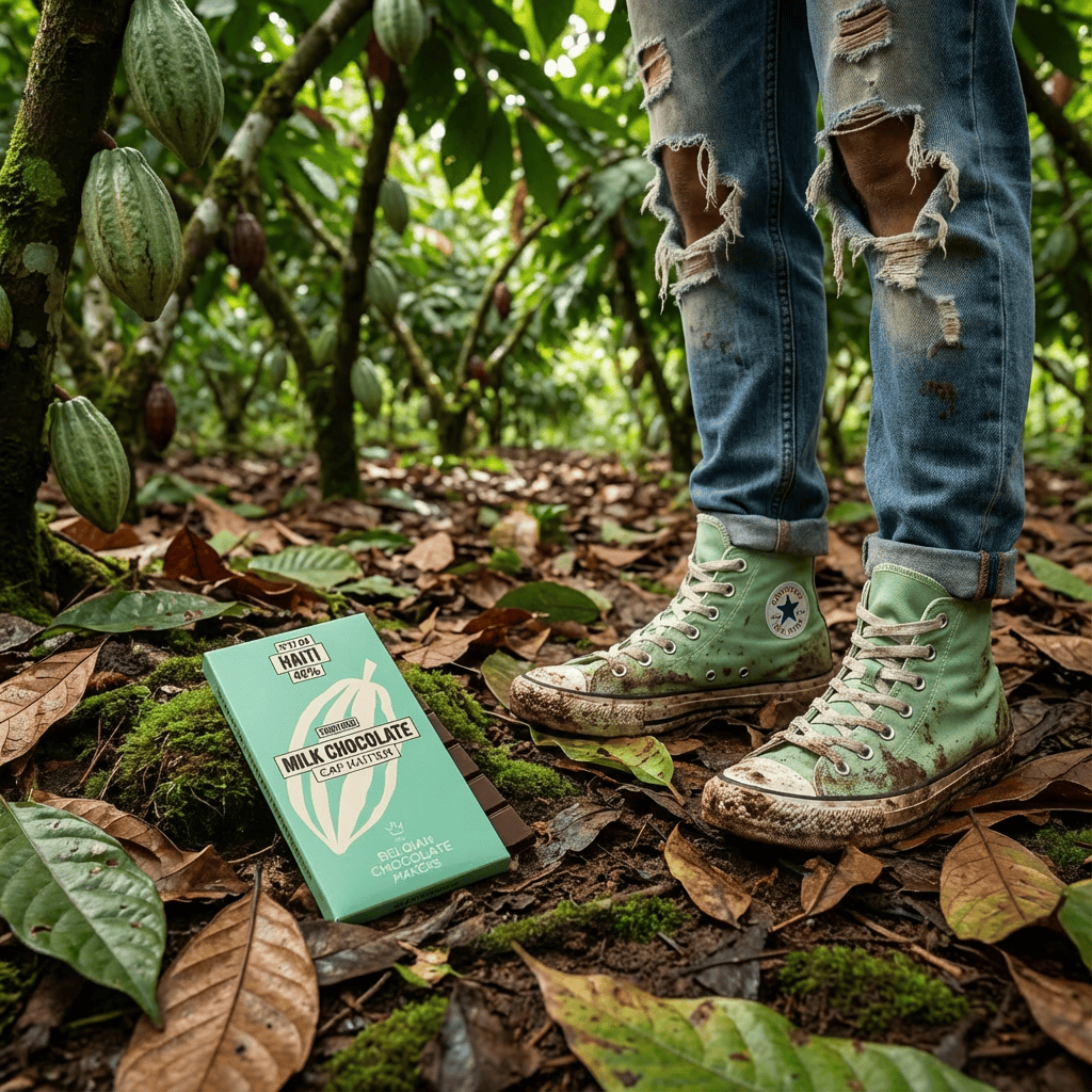 Chocolate bar origin Haïti Cap Haïtien 44% 5407008479534 The Belgian Chocolate Makers