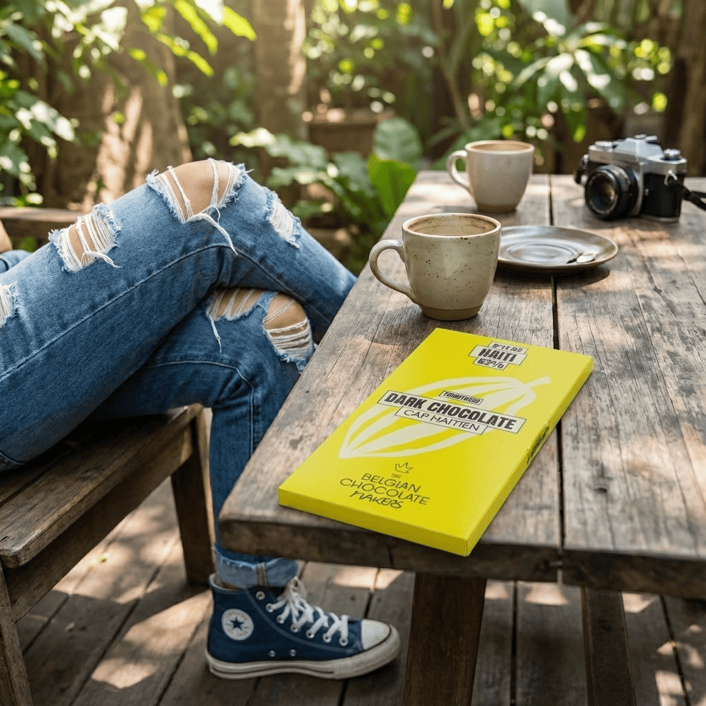 Chocolate bar origin Haïti Cap Haïtien 62% 5407008479541 The Belgian Chocolate Makers