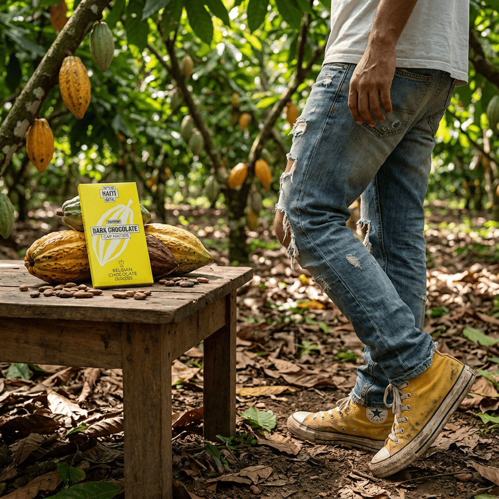 Chocolate bar origin Haïti Cap Haïtien 62% 5407008479541 The Belgian Chocolate Makers