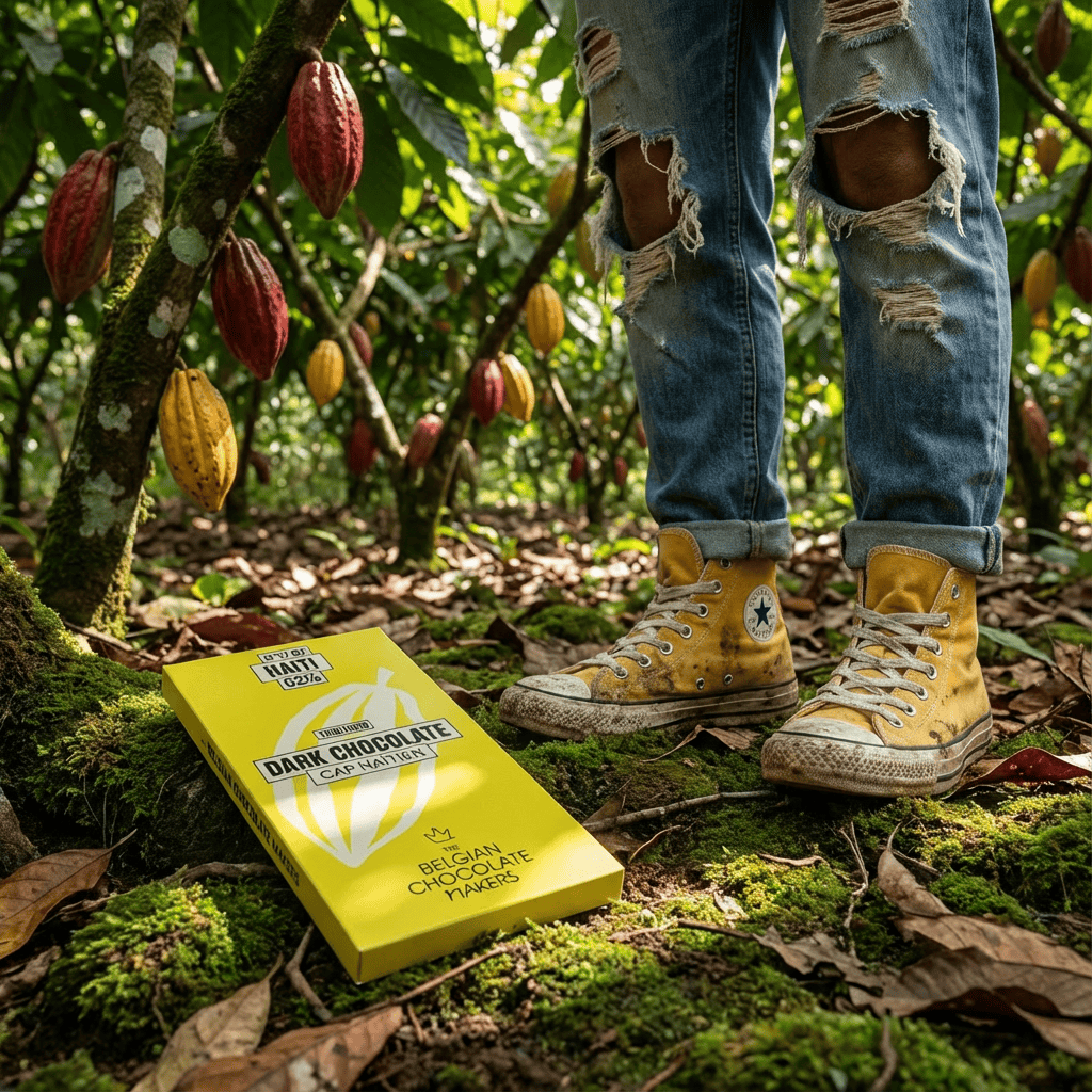 Chocolate bar origin Haïti Cap Haïtien 62% 5407008479541 The Belgian Chocolate Makers