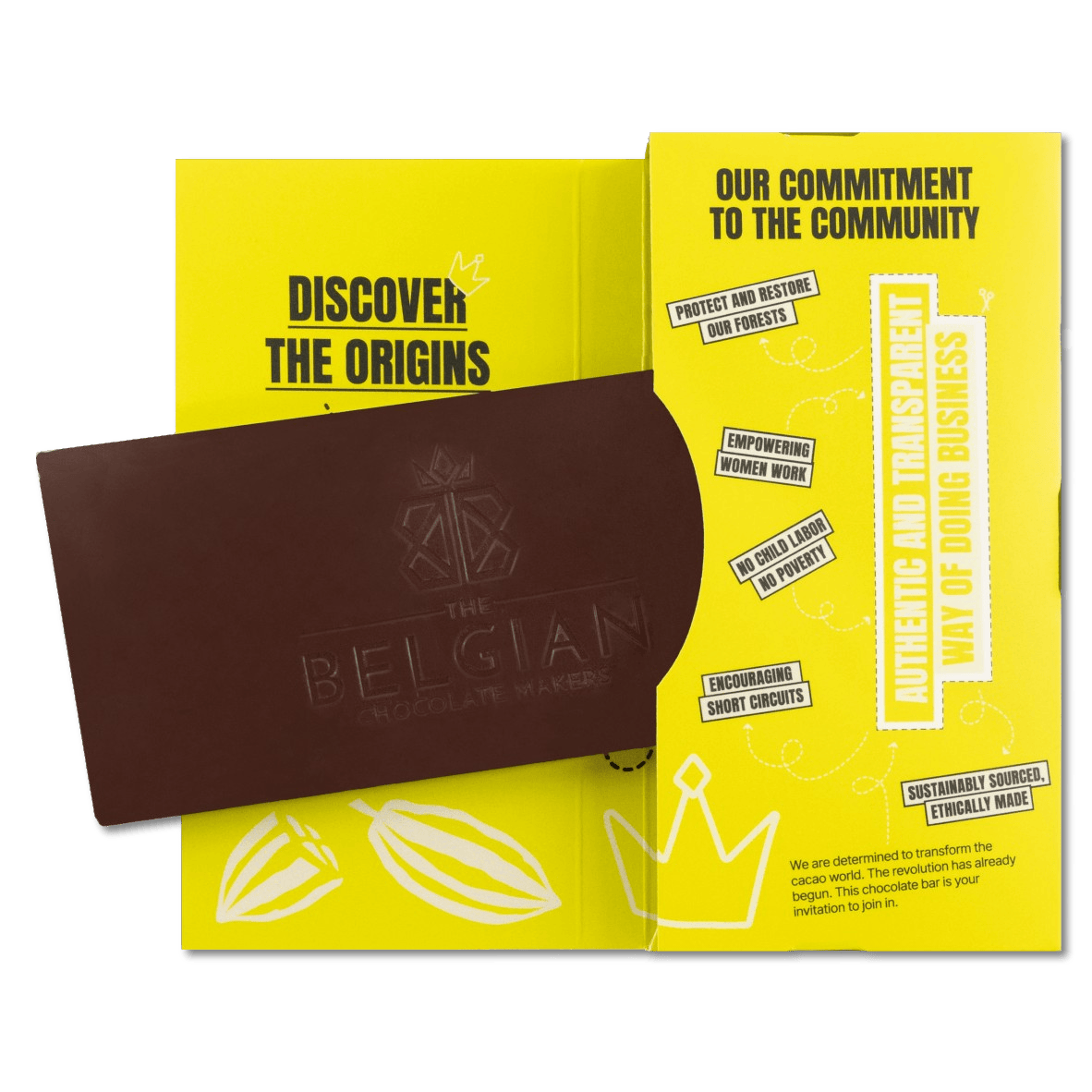 Chocolate bar origin Haïti Cap Haïtien 62% 5407008479541 The Belgian Chocolate Makers