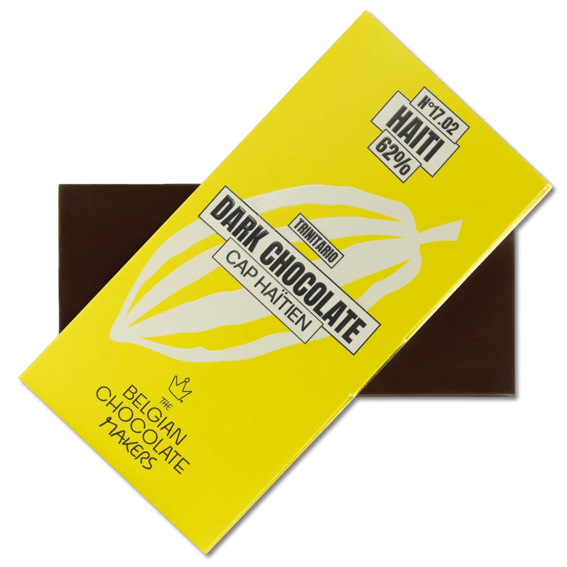 Chocolate bar origin Haïti Cap Haïtien 62% 5407008479541 The Belgian Chocolate Makers