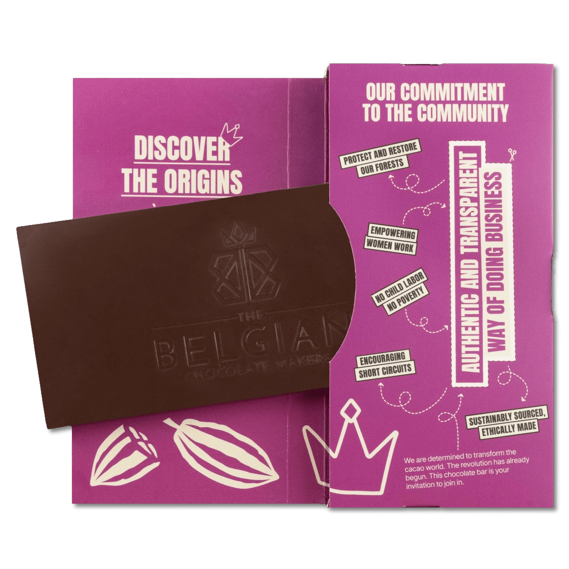 Chocolate bar origin India Idukki Kerala 75% 5407008476342 The Belgian Chocolate Makers